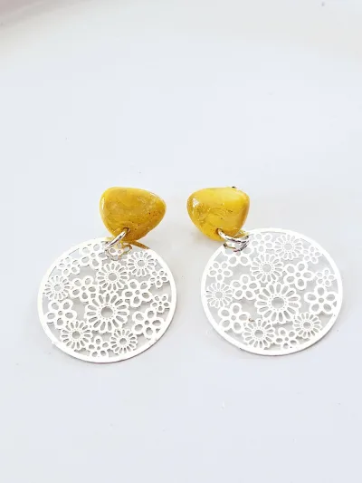 Boucles d'oreilles Flower Power argent
