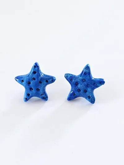 Boucles d'oreilles Puces Etoile de mer