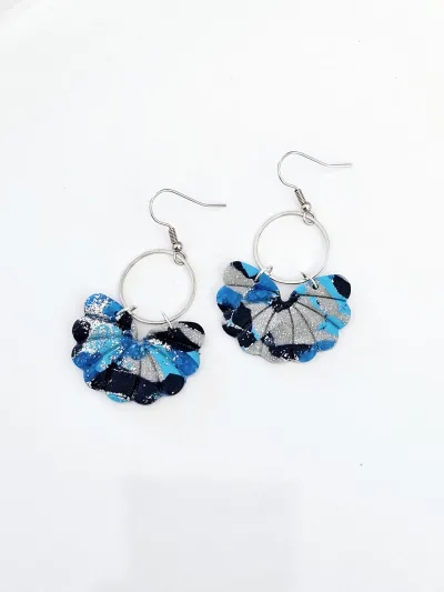 Boucles d'oreilles Saint Jacques